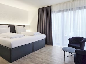 Comfort-Doppel- oder -Zweibettzimmer | Allergikerbettwaren, kostenlose Minibar, kostenloses WLAN, BettwÀsche