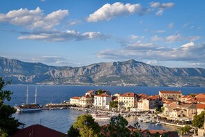 Blick von der Unterkunft