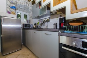 Private kitchen | Fridge, microwave, stovetop, dishwasher