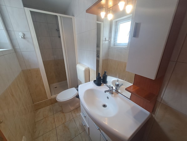 Departamento (A1) | Baño | Regadera y toallas 