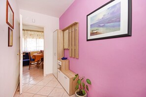Iron/ironing board, free cots/infant beds, free WiFi, bed sheets