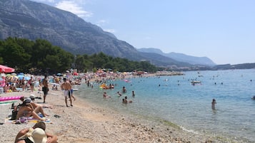 Vlak bij het strand