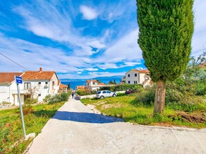 Vue sur la ville depuis l’hébergement