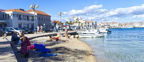 Vue sur la ville depuis lâhĂ©bergement