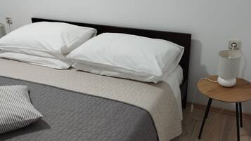 Apartemen (A1) | Setrika/meja setrika, Wi-Fi gratis, dan seprai linen