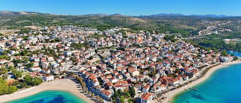 Stadsutsikt från boendet