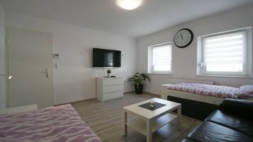 Apartamento | 2 quartos, individualmente decorados, individualmente mobiliados