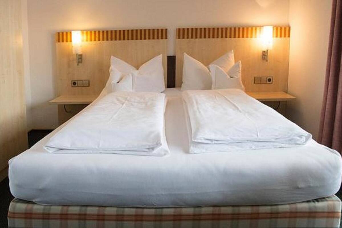 Blackout curtains, cots/infant beds, free WiFi, bed sheets