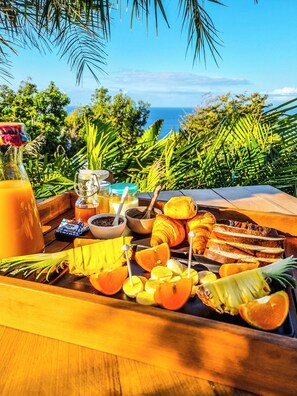Petit déjeuner continental compris tous les jours