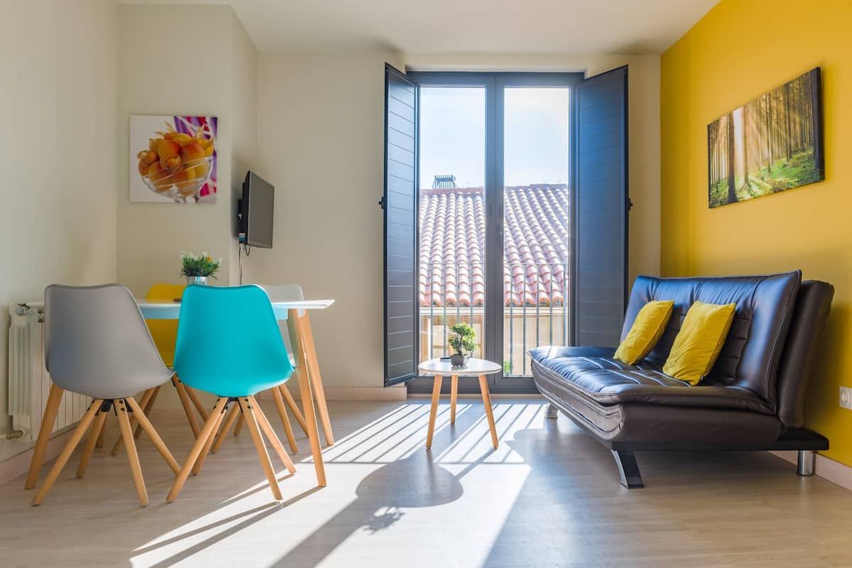 Apartment, 2 Bedrooms, Balcony | Living area