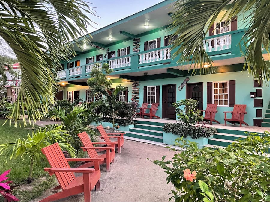 Façade de l’hébergement