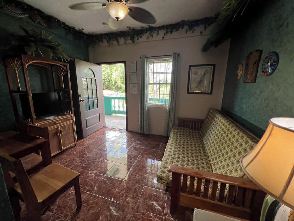 Mayan Village Room | Living area | Flat-screen TV