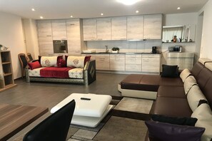 公寓, 3 间卧室 | 客厅 | 平板电视、壁炉、收费电影