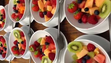 Free daily full breakfast
