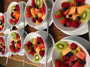 Komplett frokost er inkludert hver dag