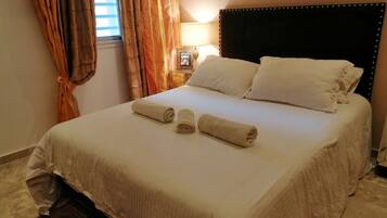 Blackout curtains, iron/ironing board, free WiFi