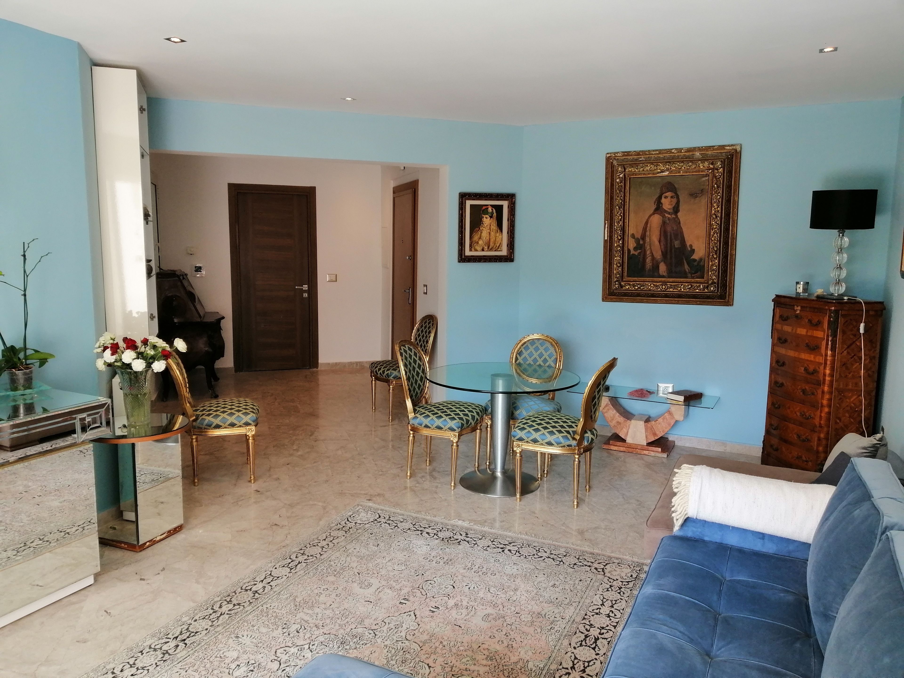 Luxury Apartment | Living area | Flat-screen TV