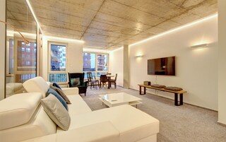 Kauno-Algirdo Luxury Vilnius Appartments | Living area | Flat-screen TV