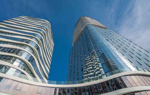 Newly renovated and furnished modern studio.