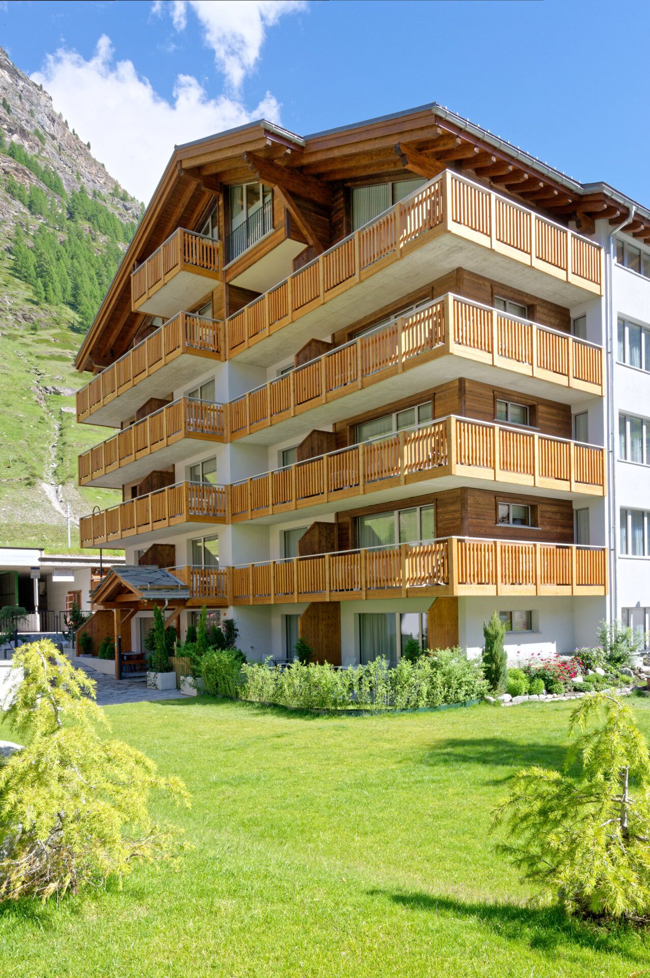 Façade de l’hébergement