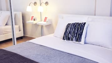 1 slaapkamer, een strijkplank/strijkijzer, wifi, beddengoed