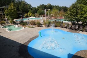 Una piscina riscaldata