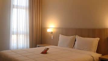 Deluxe Double Room | Egyptian cotton sheets, premium bedding, pillowtop beds, minibar