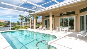 Una piscina riscaldata