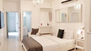 1 Schlafzimmer, BĂŒgeleisen/BĂŒgelbrett, kostenloses WLAN, BettwĂ€sche