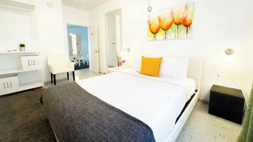 1 Schlafzimmer, BĂŒgeleisen/BĂŒgelbrett, kostenloses WLAN, BettwĂ€sche