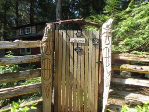 Exterior detail - Magnolia Petal & Arbutus Blossom (Salt Spring Island)