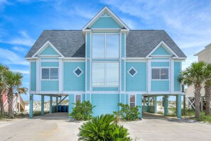 Exterior - 😎 Get 2026 Before its Gone! Blue Heron. 5BR Beachfront. Heat Pool! Awesome views. Secluded beach! (Gulf Shores)