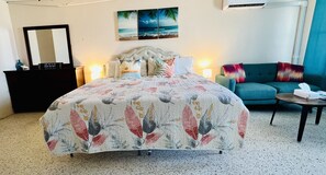 1 chambre, fer et planche à repasser, Wi-Fi gratuit, draps fournis