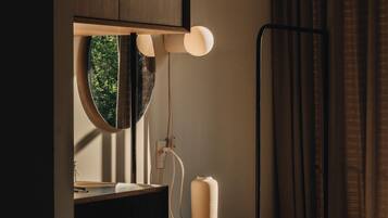 Premium bedding, down comforters, individually decorated