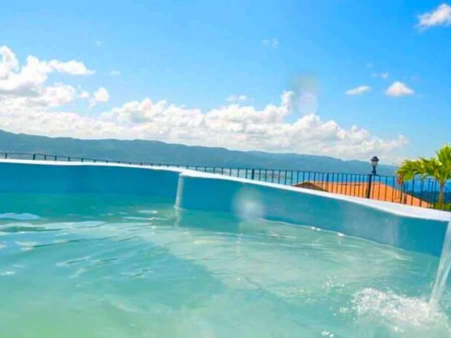 Rooftop pool