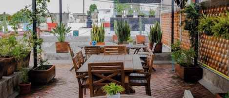 Terraza en la azotea