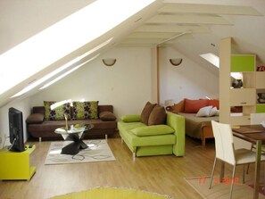 House | Living room | Smart TV - House Bjanka (Slivno)
