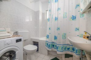 Bathroom | Shower, hair dryer