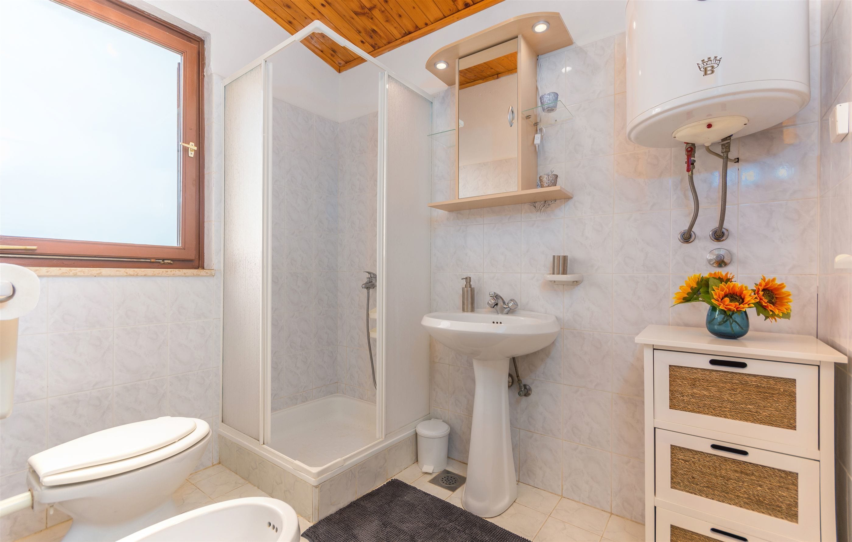 Bathroom | Shower, hair dryer