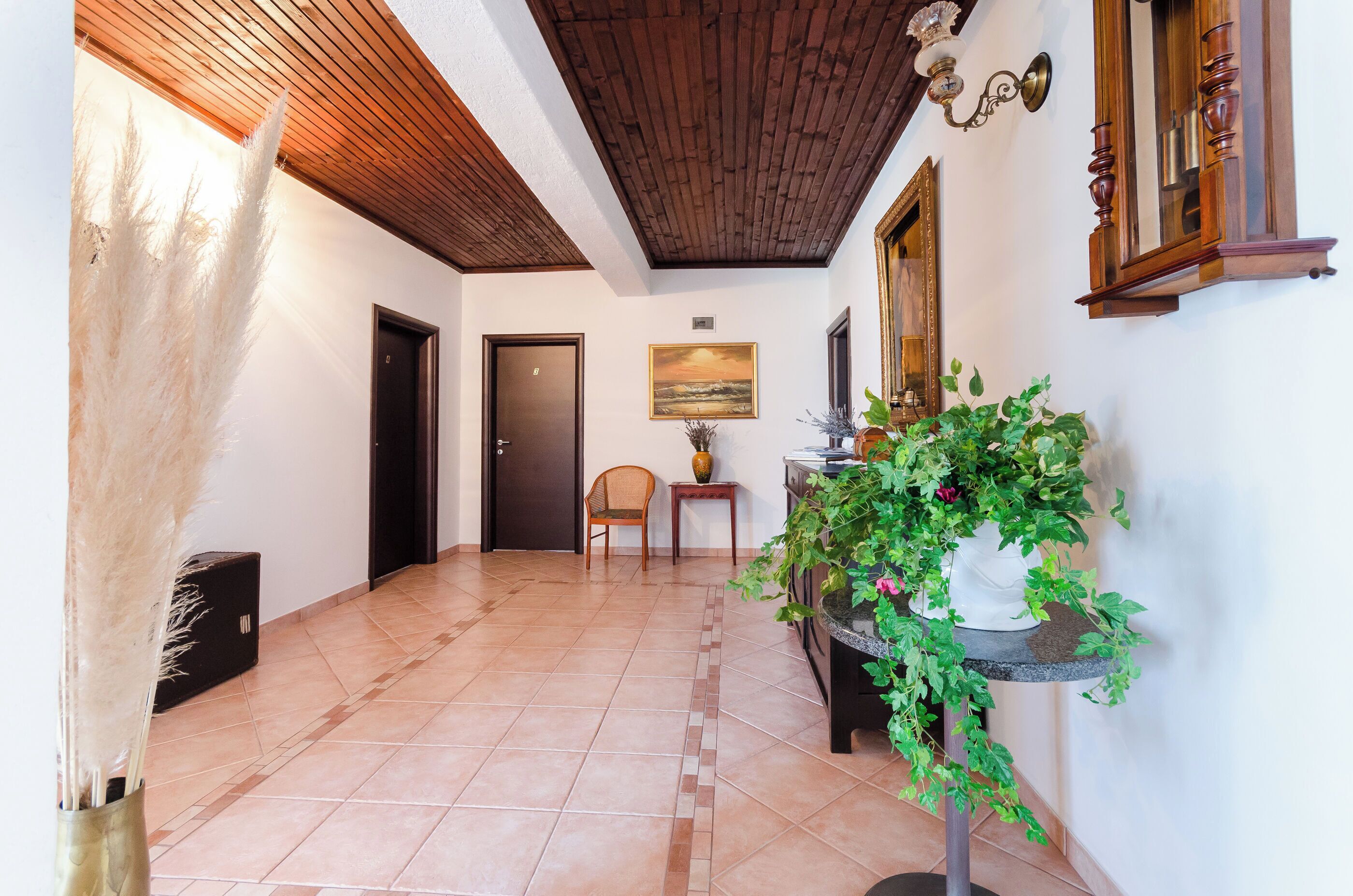 Interior entrance