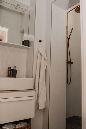 Bathroom | Shower, hair dryer