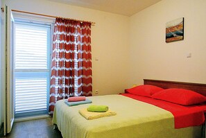 Apartemen (A2) | Setrika/meja setrika, Wi-Fi gratis, dan seprai linen