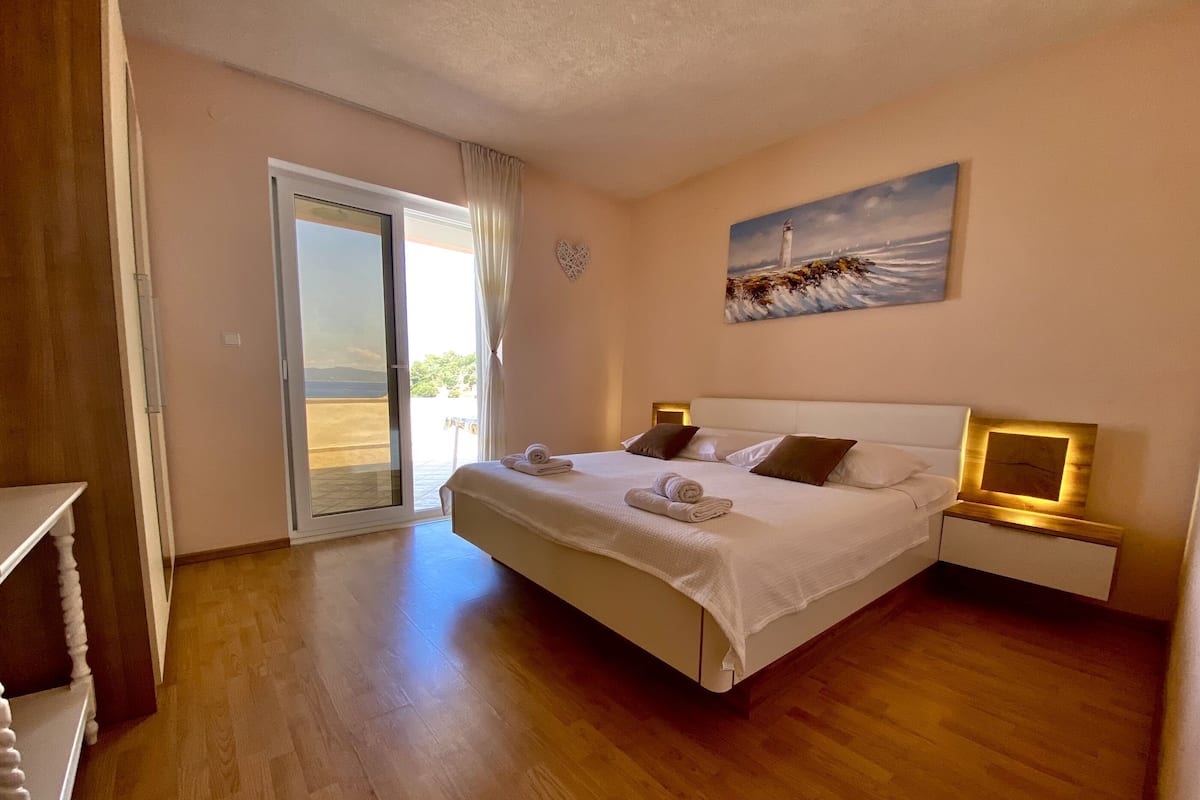 Apartment (A2) | Bügeleisen/Bügelbrett, kostenloses WLAN, Bettwäsche