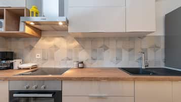 Bếp riêng | Tủ lạnh, lò nướng, bếp nấu, dụng cụ pha espresso