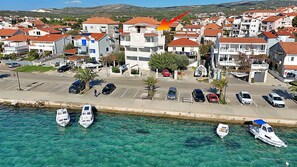 Byutsikt fra overnattingsstedet