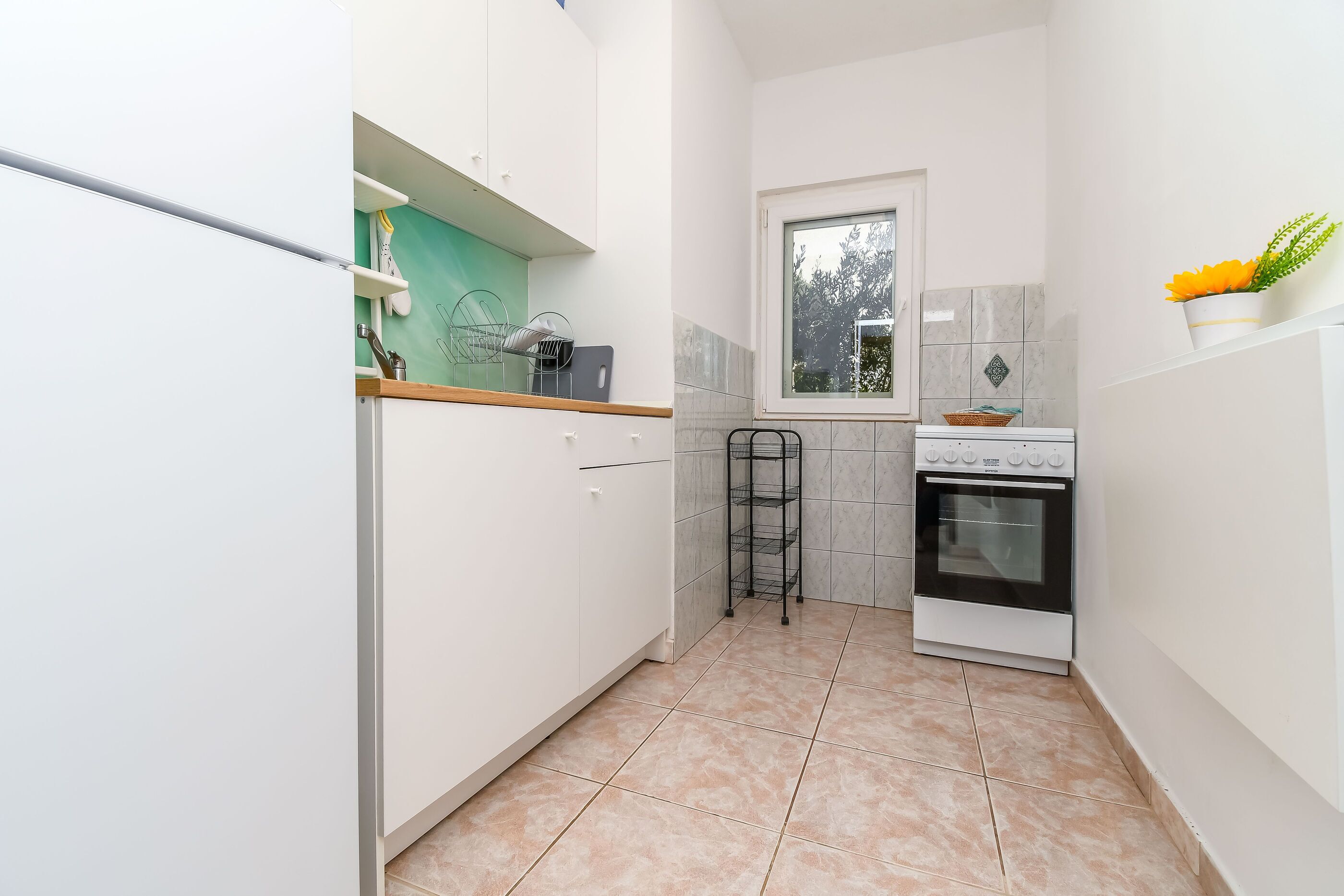 Apartamento (A1) | Cozinha privada | Geladeira, fogão, cooktop, chaleira elétrica