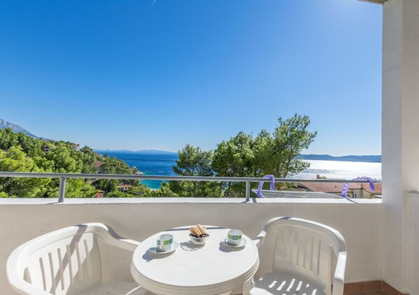 Studio (A3) | Water view - Apartments Lile (Brela)