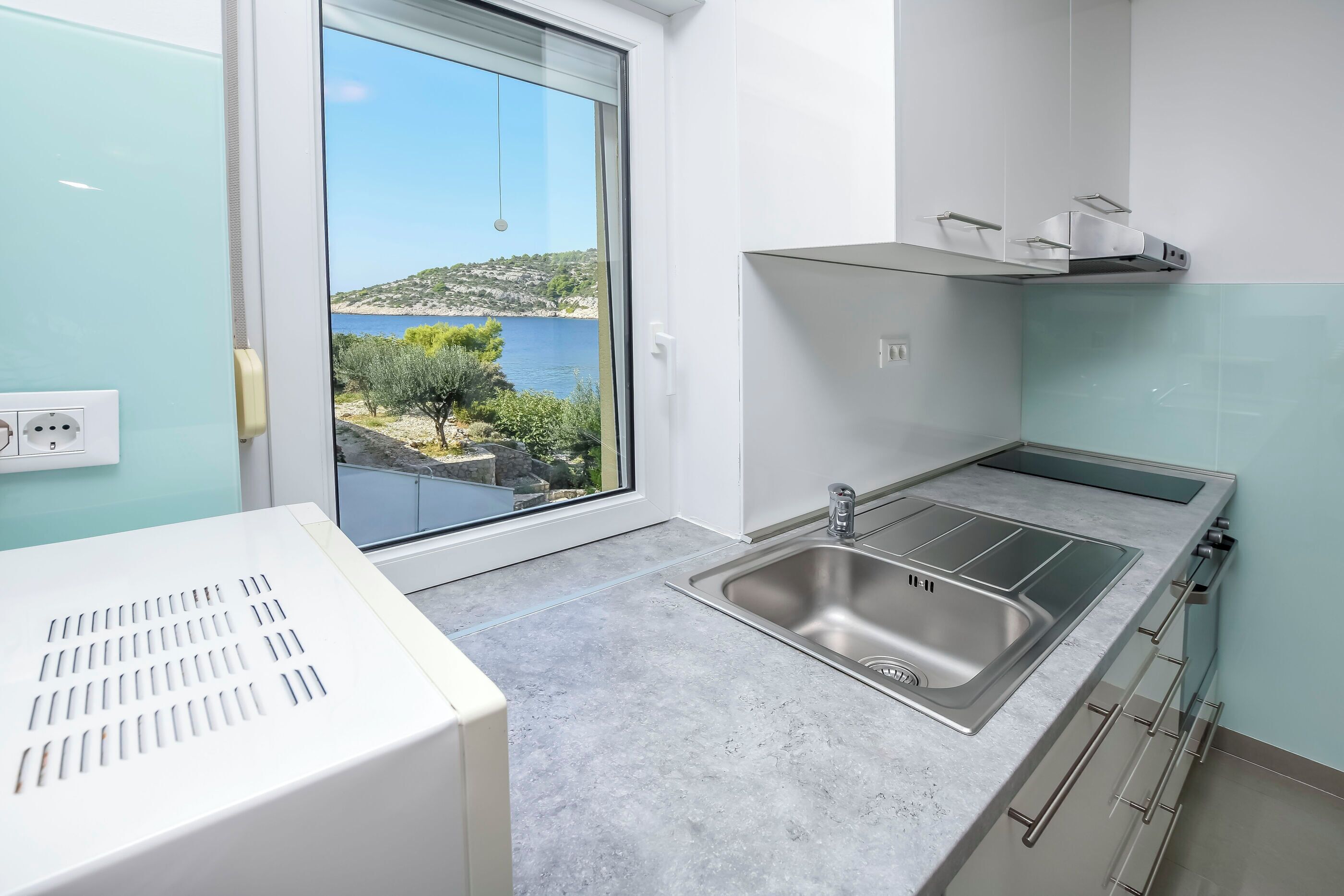 Apartment (A3) | Private kitchen | Espresso maker, fridge, microwave, oven