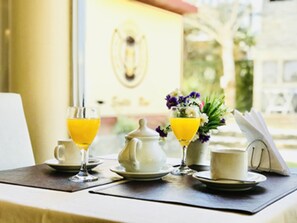 Petit déjeuner continental compris tous les jours