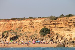 Vlak bij het strand